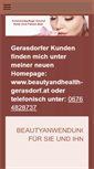 Mobile Screenshot of ganzkoerperpflege.at